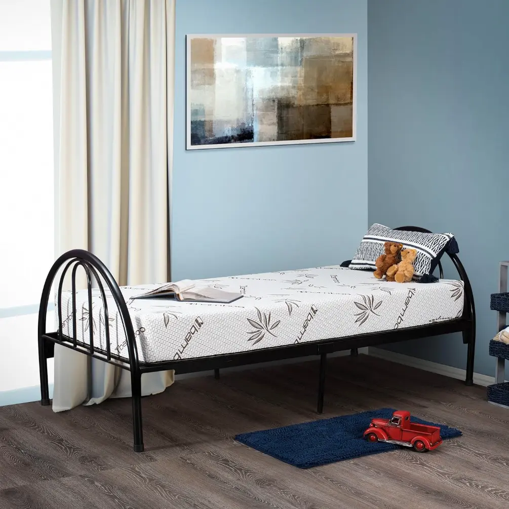 Customize Bed 6 Inch Gel Memory Foam Mattress with Rayon Derived from Bamboo Cover, Size 30x74 for RV, Folding, Guest & Day Bed- High comfort, suitable for tatami, small and does not take up spaceCertiPUR-US Certified, Made in USA