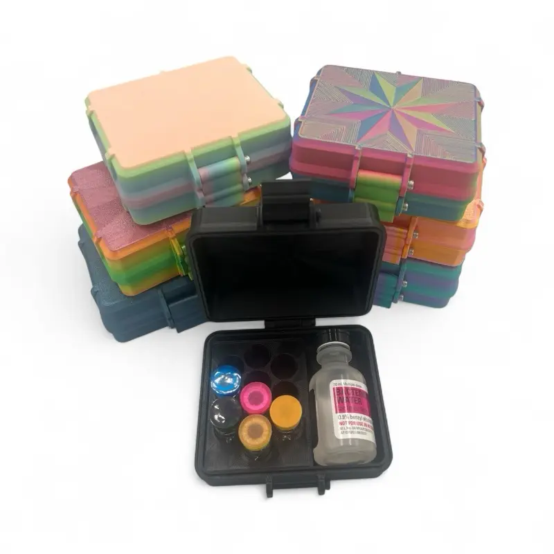 2-3mL Peptide and Bacteriostatic Water Storage Case. 10 Vials + Bac. Peptide Storage Case