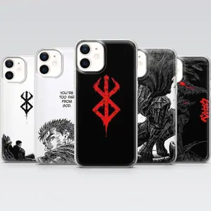 Berserk Phone Case Manga Aesthetic Cover, Compatible with iPhone X, 11, 12, 13, 14, 15, 16, 17 & more