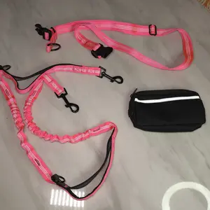 Product Review of iYoShop Hands Free Dog Leash with Zipper Pouch, Dual Padded Handles and Durable Bungee for Walking, Jogging and Running Your Dog from C**l t** C**️