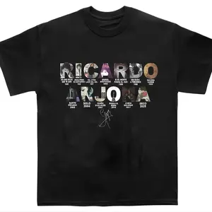 Ricardo Arjona Album Collection T-Shirt, Ricardo Arjona Discography Graphic Tee, Latin Pop Music Fan Shirt