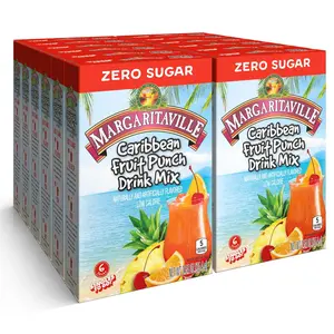 Margaritaville Singles To Go Drink Mix Variety Pack, Summer Flavored Beverage Powder Sticks for Water, Convenient On-The-Go Refreshment Pack