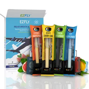 EZFly TSA-Accepted Travel and Flying Essential – Craving Relief & Habit Replacement | 4-Flavor Variety for Fresh Breath & Wellness Support