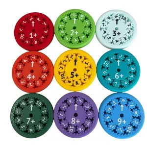 MATH FIDGET SPINNERS 9-Piece Math Fidget Spinner Teaching Enlightenment toy