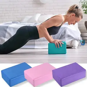 Yoga Building Blocks Cubes, Pilates Bricks for Exercises, Durable Eva Material, Ideal for Home Workouts & Fitness Training