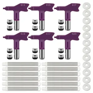 Nozzle Set (6) + Gaskets (12) + Filter Mesh (12), Essential Components for Precision Applications, Durable and Reliable Parts