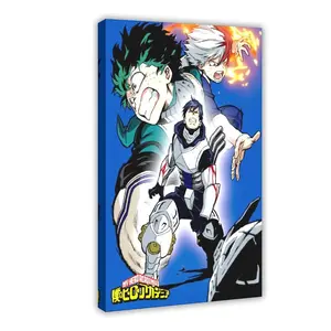 Anime My Hero Academia Deku XII Canvas Poster Wall Art for Home Bedroom Office Dorm Room Decor