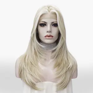 IMstyle Rae Wolf Cut/ Layer Cut Collection T part Straight hair 24 inches Low density Golden Blonde Glueless Lace Front Daily Wig