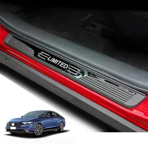 Car Accessories For Honda Accord 2023 2024 Door Sill Plates Guard Vehicle Protector Covers Auto Parts Car Styling Limited Style Plastic 4pcs