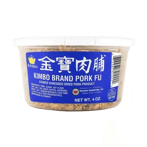 KIMBO Pork Fu Taiwan Meat Crisp - 3.99 oz [Ready-to-Eat Meat Floss for Rice and More]