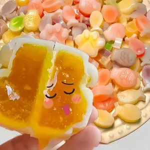 BonbonCiel Wax Candy: 450ml Box with different shapes & flavored syrups Treats Hand Made Pastel Color Dessert Holiday Gift Crunchy ASMR Gummy-Like Snack Sweet