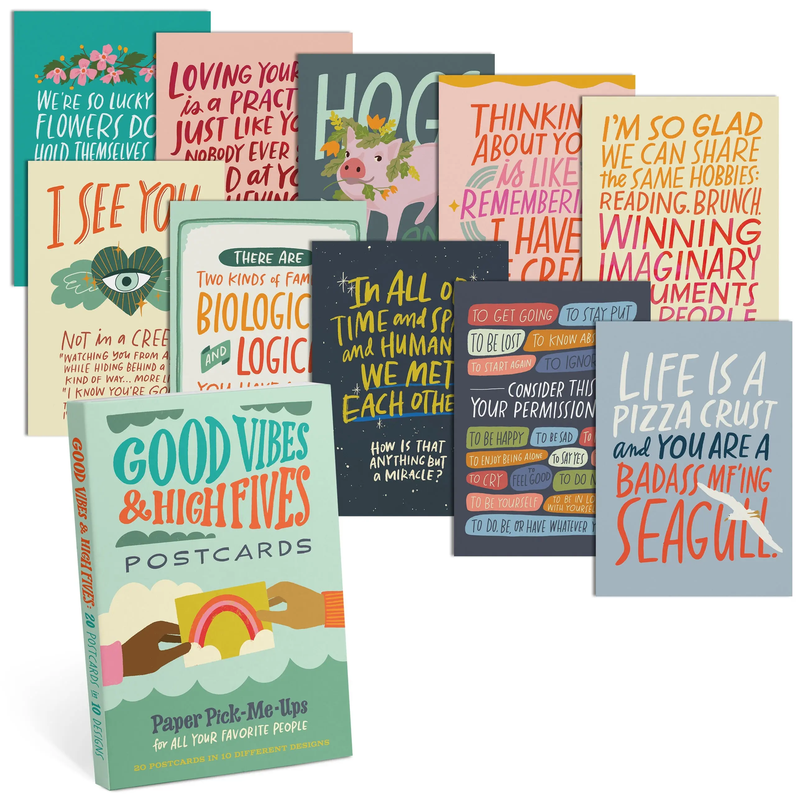 Good Vibes & High Fives Postcard Book Good Vibes & High Fives Postcard Book