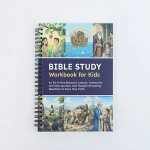 Bible Study Workbook for Kids: Interactive Lessons, Activities & Quizzes to Deepen Your Faith (Spiral Bound)