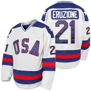 Men's #17 Hockey Jersey Youth Stitched Letters Numbers Retro White Blue Red Mens Boys Sportswear gifts Holiday Athletic Shirts Athleisure Breathable Clothes