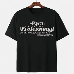 Paraprofessional T-Shirt, Para Teacher Assistant Chaos Coordinator Shirt, Teacher Aide Funny Graphic Tee, Short Sleeve Paraprofessional Gift