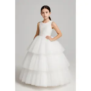 Serena Three Tier Sleeveless Gown