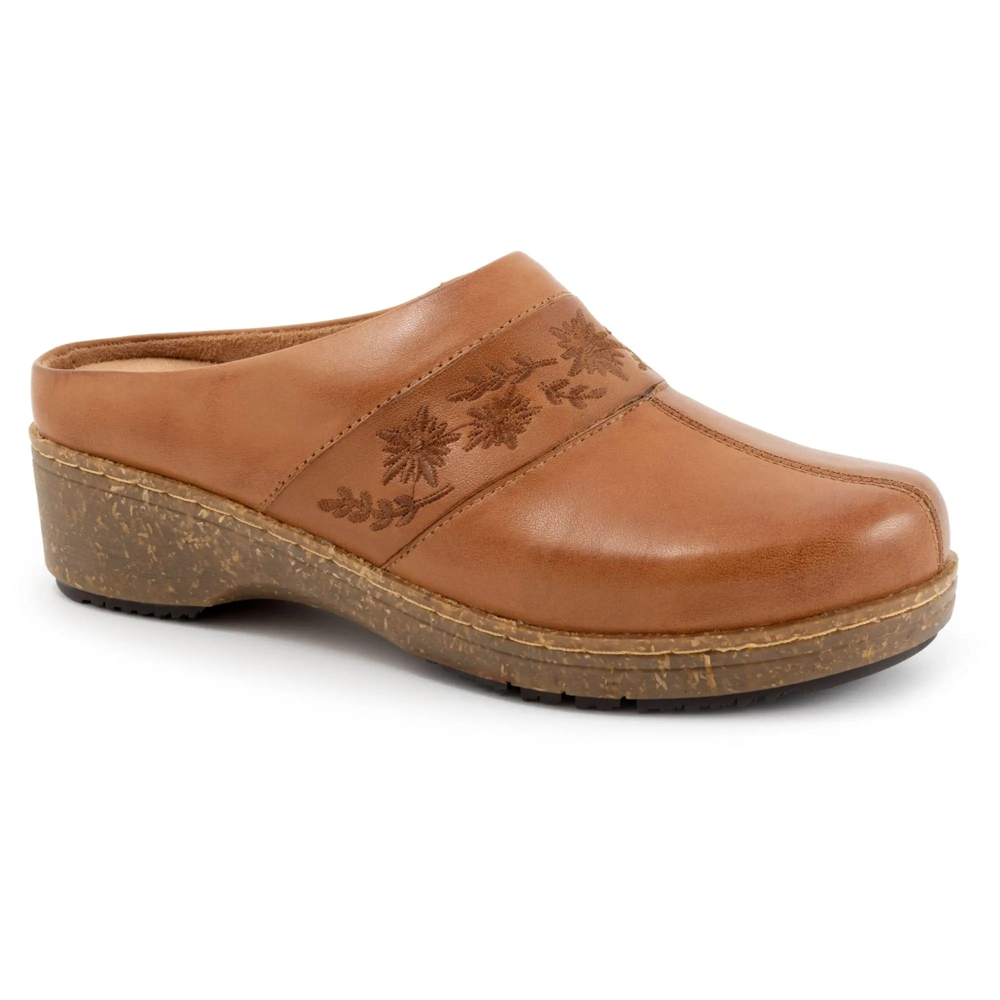 Softwalk Women's Leather Clogs- Aurora 3.0