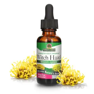 Nature's Answer Witch Hazel Leaf Liquid Extract 1 Fluid Ounce 500mg | Hemorrhoidal Relief | Inflammation Reduction | Single Count