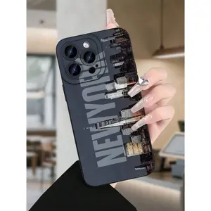 Glamorous NYC Skyline - Urban Nightscape Creative Phone Case - Premium TPU Cover - Shockproof Anti-Slip Protection - Suitable For IPhone17/IPhone17 Air/IPhone17 Pro/IPhone17 Pro Max/16 Pro Max/15 Pro Max/14 Pro Max/13 Pro Max/12 Pro Max