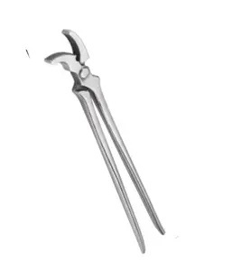 Hoof Curved Jaw Clincher–Professional Farrier Tool for Hoof Nail Removal,Clipping,Trimming, Vanadium Steel Plier,Durable Hoof Care Tool,Precision Grip for Horseshoeing &Hoof Maintenance