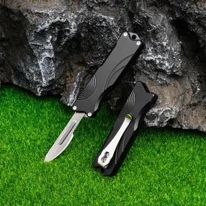 Mini craft knife, pocket knife, outdoor portable knife, unboxing knife, replaceable blade Edc Multi Tools