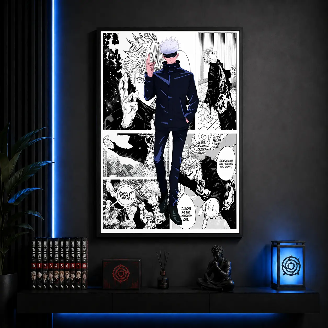 Jujutsu Kaisen Canvas Wall Art – Modern Home Decor; Suitable for Living Rooms, Bedrooms, Dorms; Gifts For Fans.