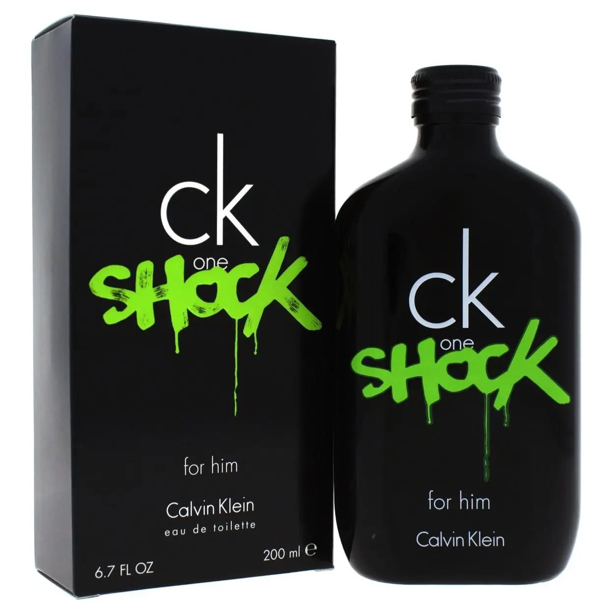 Calvin Klein CK One Shock Eau de Toilette Spray for Men, 6.7 fl oz - Fresh, Long-Lasting Fragrance for Men