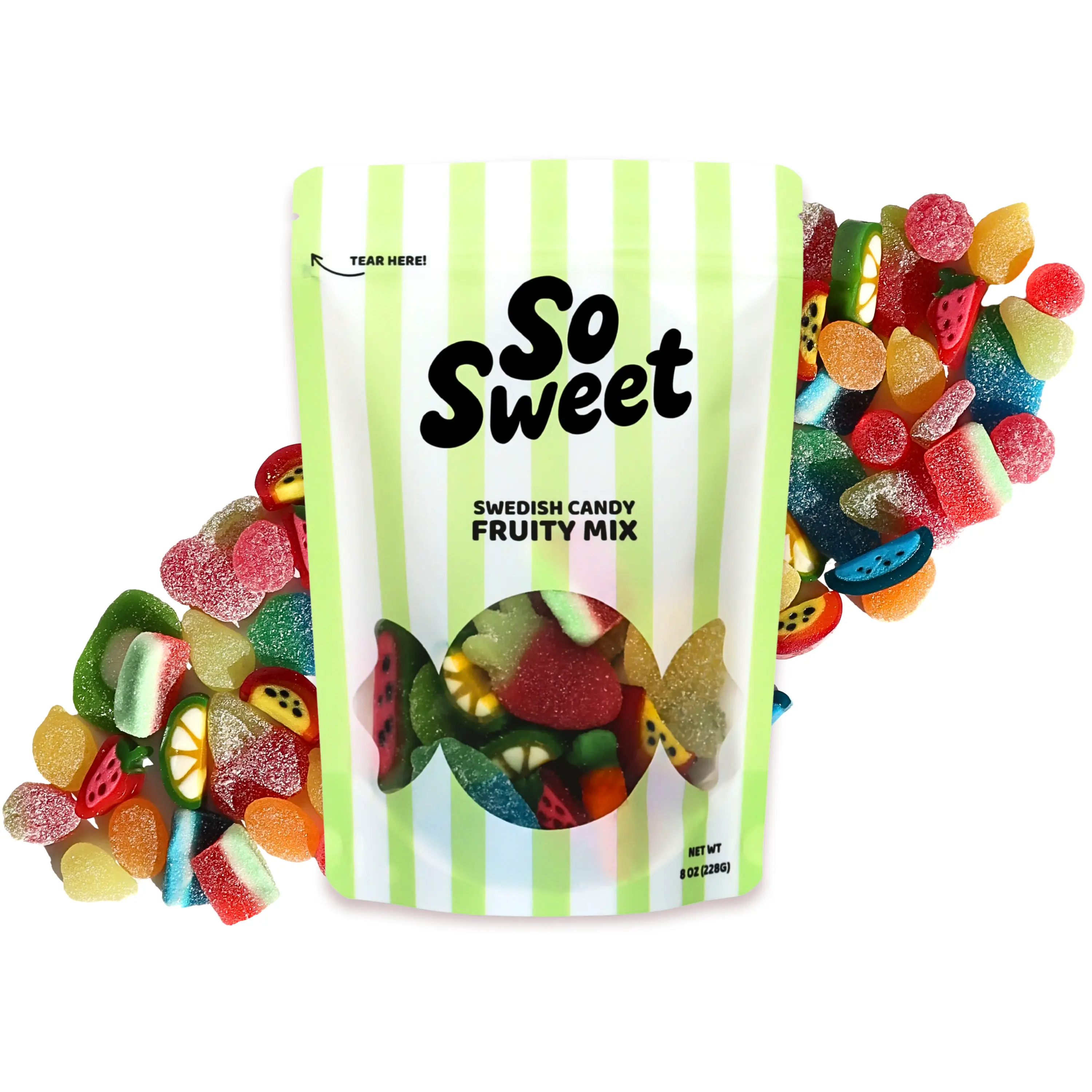 SoSweet Swedish Candy Fruity Mix (1/2lb) SoSweet Swedish Candy Fruity Mix (1/2lb)