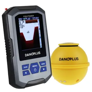 ILFF-335 Wireless Fish Finder 125kHz Sonar Sensor 45m/147ft Depth LCD Alarm