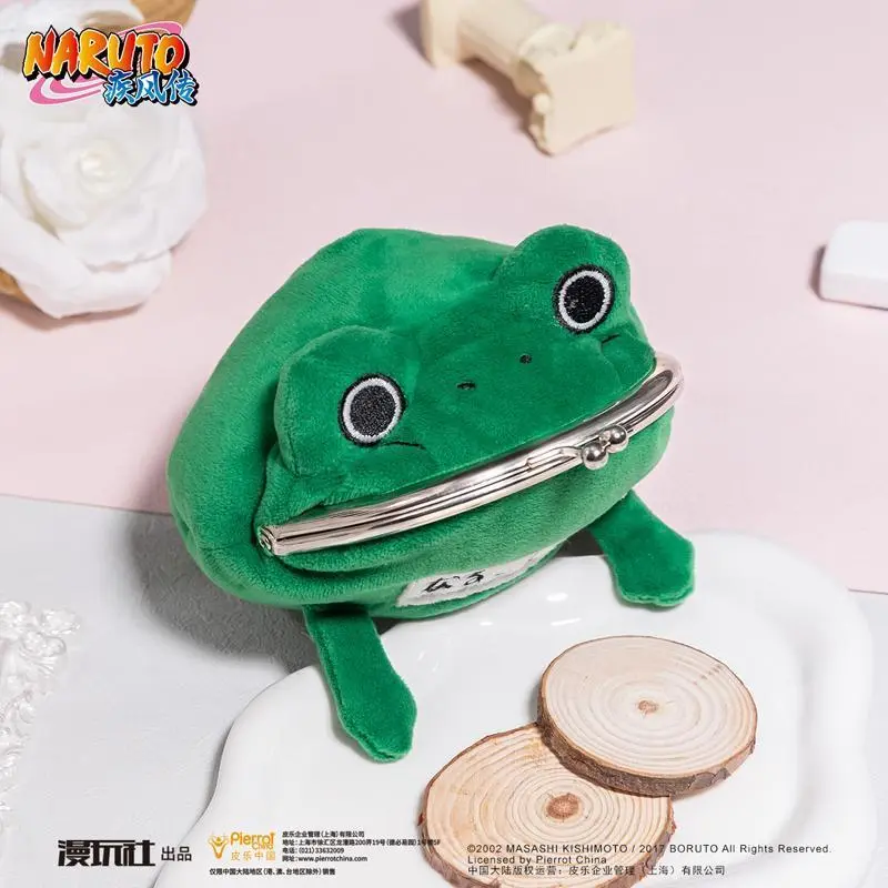 Brdwn Naruto Green Frog China Official Authorization Cosplay Coin Purse Wallet