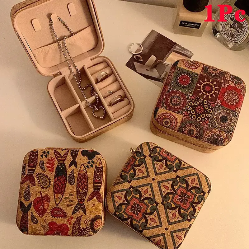 Vintage Jewelry Storage Box, 1 Count Multi-functional Jewelry Organizer, Home Jewelry Organizer, Jewelry Storage Box for Earrings, Rings, Necklaces, Lipstick, Jewelry Boxes, Jewelry Storage Unit