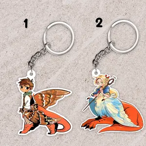 Dungeon meshi keychain: Chilchuck and Marcille