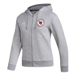 adidas Womens University Of Nebraska Hoodie Training Athletic Outerwear Casual - Grey