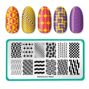 Alt Aesthetic Nail Stamping Plate (M640) Alt Aesthetic Nail Stamping Plate (M640)