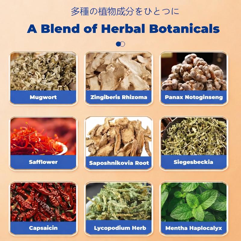 Japan Pure Herbal FARINFRARED BonePainPatch Thermal Patches 7 Patches Bag for Bone Pain Relief & Muscle Recovery Balm Therapeutic Healing Therapy Healthcare Wellness Treatment