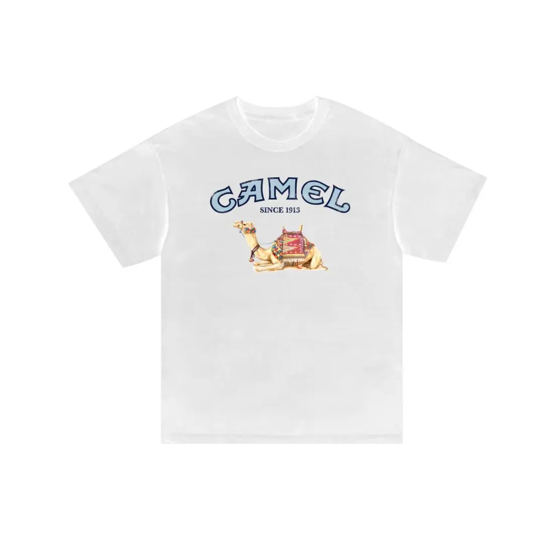Camel Heavyweight Cotton Shirt 6 OZ graphic tee