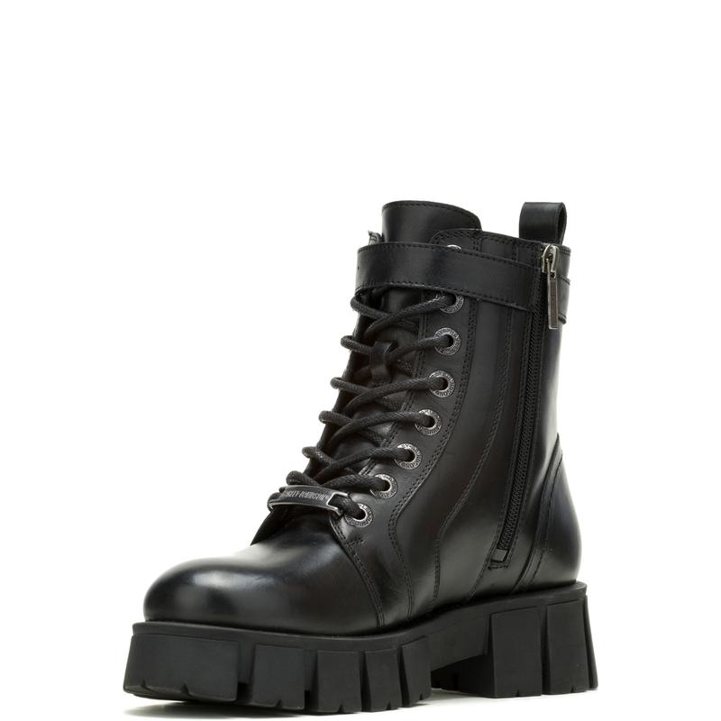 Harley-Davidson Uplift Buckle 6" D84807 Womens Black Casual Dress Boots
