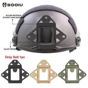 BOOIU Tactical Helmet VAS Shroud Three-Hole Mount Adapter Aluminum Alloy For FAST AF Wendy NVG Helmet Bracket Accessories