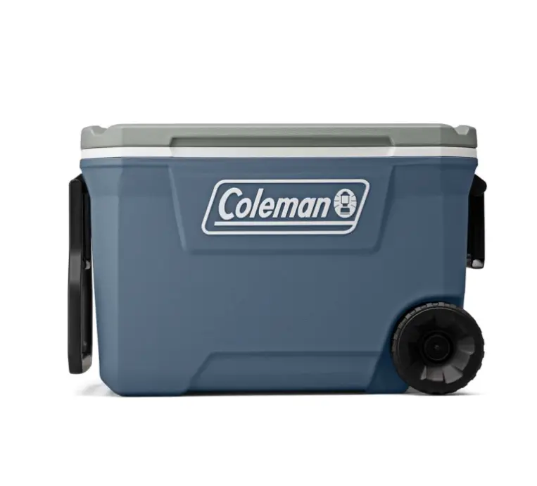 Coleman 316 Series 62QT Hard Chest Wheeled Cooler, Lakeside Blue