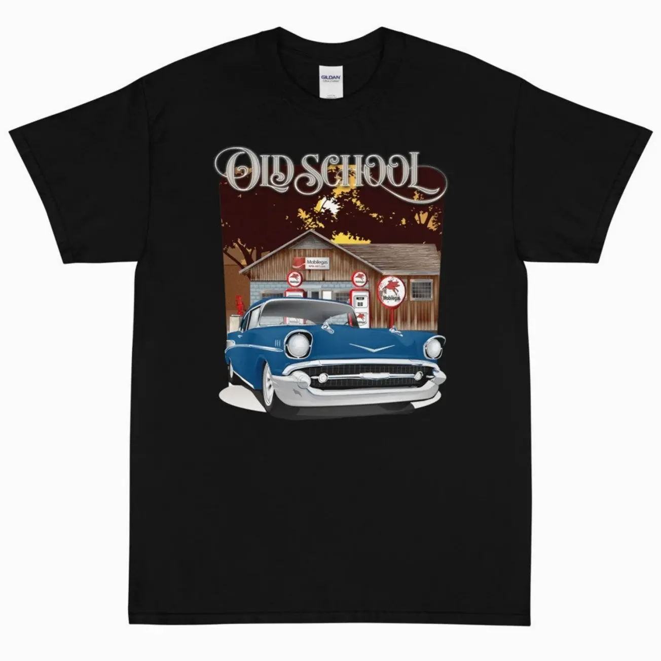 1957 Harbor Blue Bel Air Old School T-shirt  Sweatshirt Hoodie, Car Enthusiast and Fans Gift