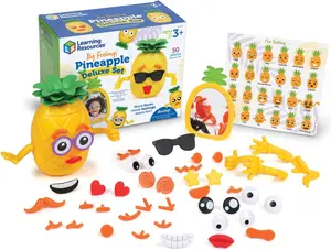 Learning Resources Big Feelings Pineapple Deluxe Set - Fine Motor Toys, Social Emotional Skills Regulation Tools for Kids, Gifts for Boys and Girls