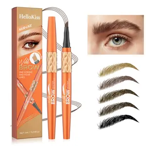 Waterproof 4 Tip Brow Pen for Natural Brows, Long Lasting Eyebrow Pencil with Smooth Color Payoff, Smudge Proof for Daily Makeup & Soft Glam. Cosmetic