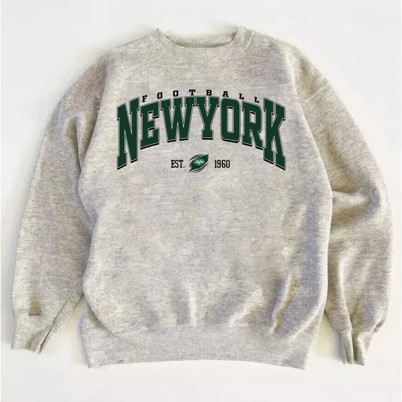 Jets Vintage Football Sweatshirt, Retro Game Day Crewneck Gift