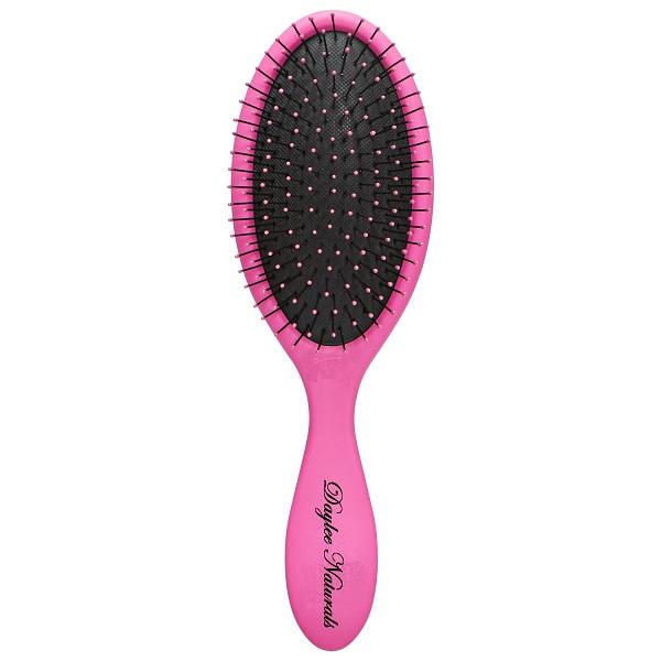 Daylee Naturals Detangling Hair Brush for Wet, Dry, Fine & Thick Hair (Pink) wet hair