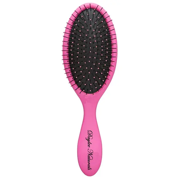 Daylee Naturals Detangling Hair Brush for Wet, Dry, Fine & Thick Hair (Pink) wet hair