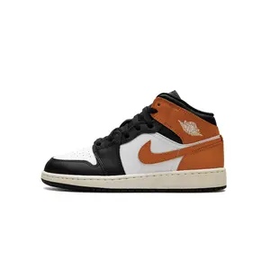 Air Jordan 1 Mid GS "Starfish Black Toe" DQ8423 801