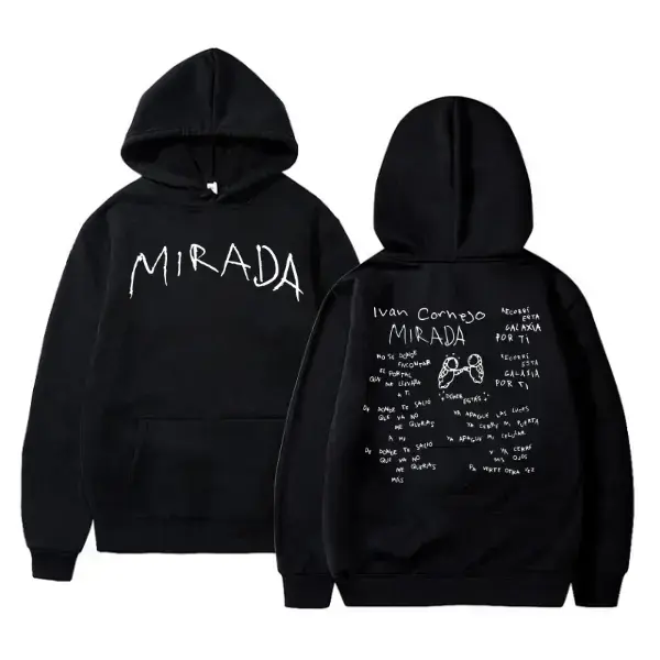Ivan Cornejo Mirada Tour Hoodie and Donde Estás Shirt – Unisex Cotton Shirt for Men & Women – Merch, Unisex Streetwear
