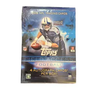2015 Topps Field Access Football Hobby Box NFL Trading Cards - 4 Autos Per Box - 1 Auto Per Pack