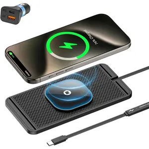 Charger Pad,  15W   Pad for Magsafe Charger Non Slip Type C with 40W  Charger for  16/15/14/13/12, Airpods (30CM )