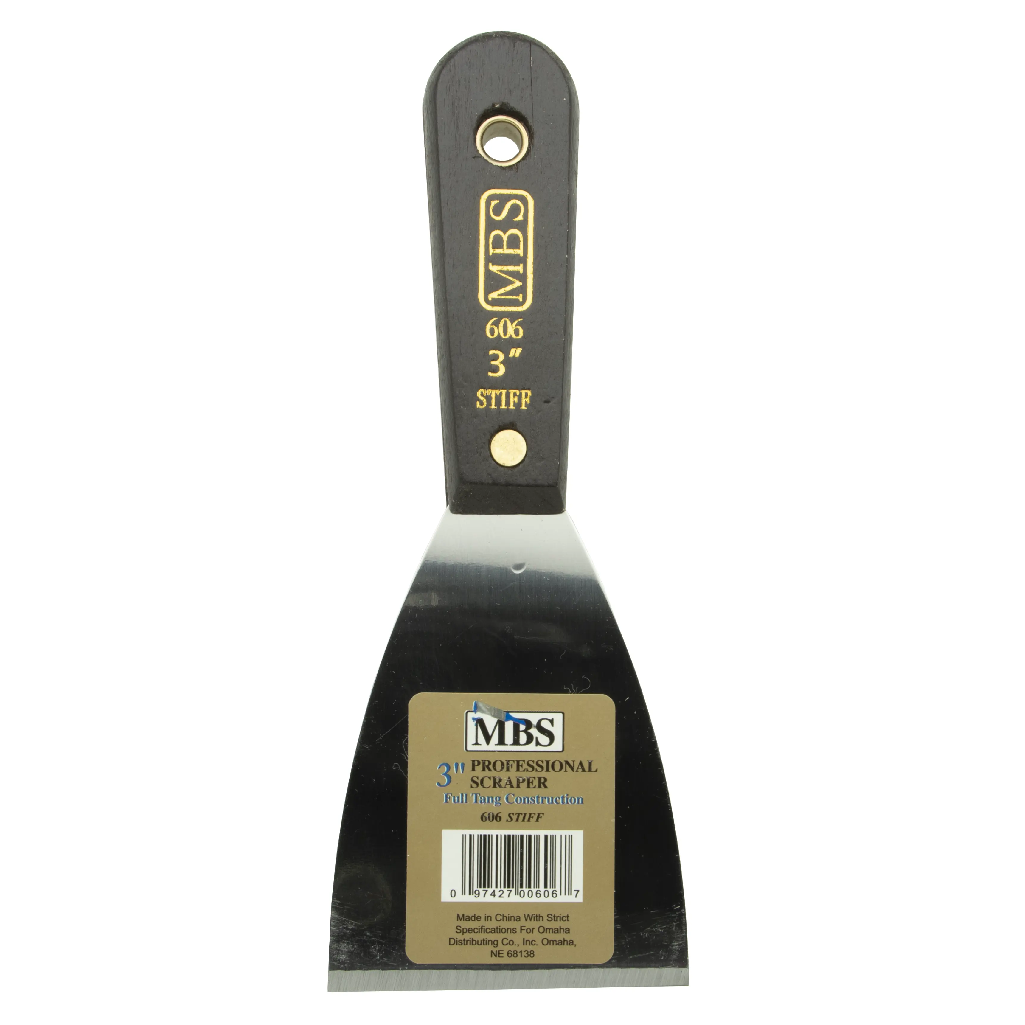 WorldWide Sales Online Putty Knife 3" Stiff Blade Professional Quality – import_2021_10_29_212114, Putty Knife